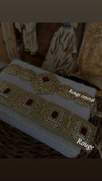 Mdemma gold-tone metal belt