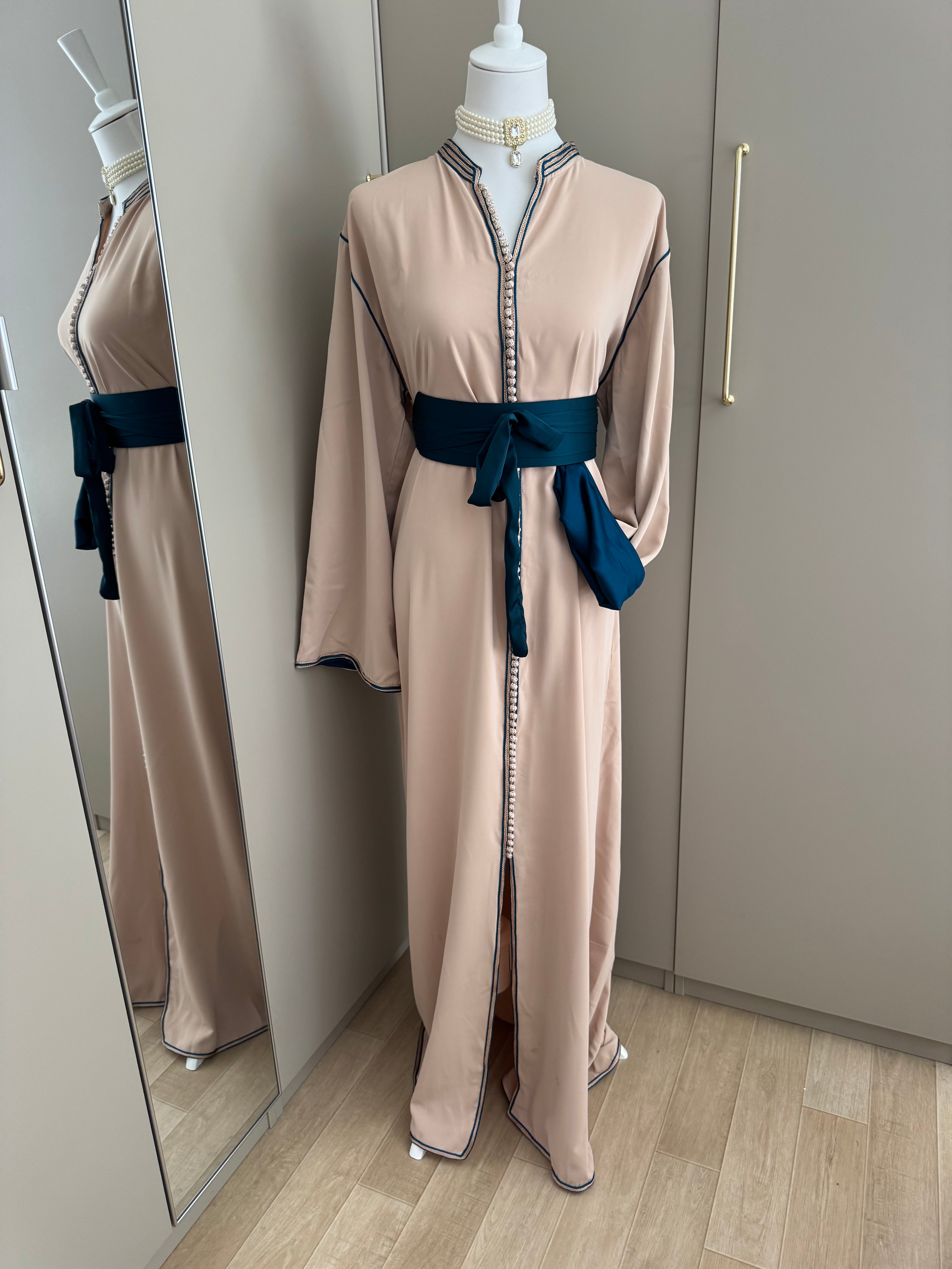 Caftan bicolore