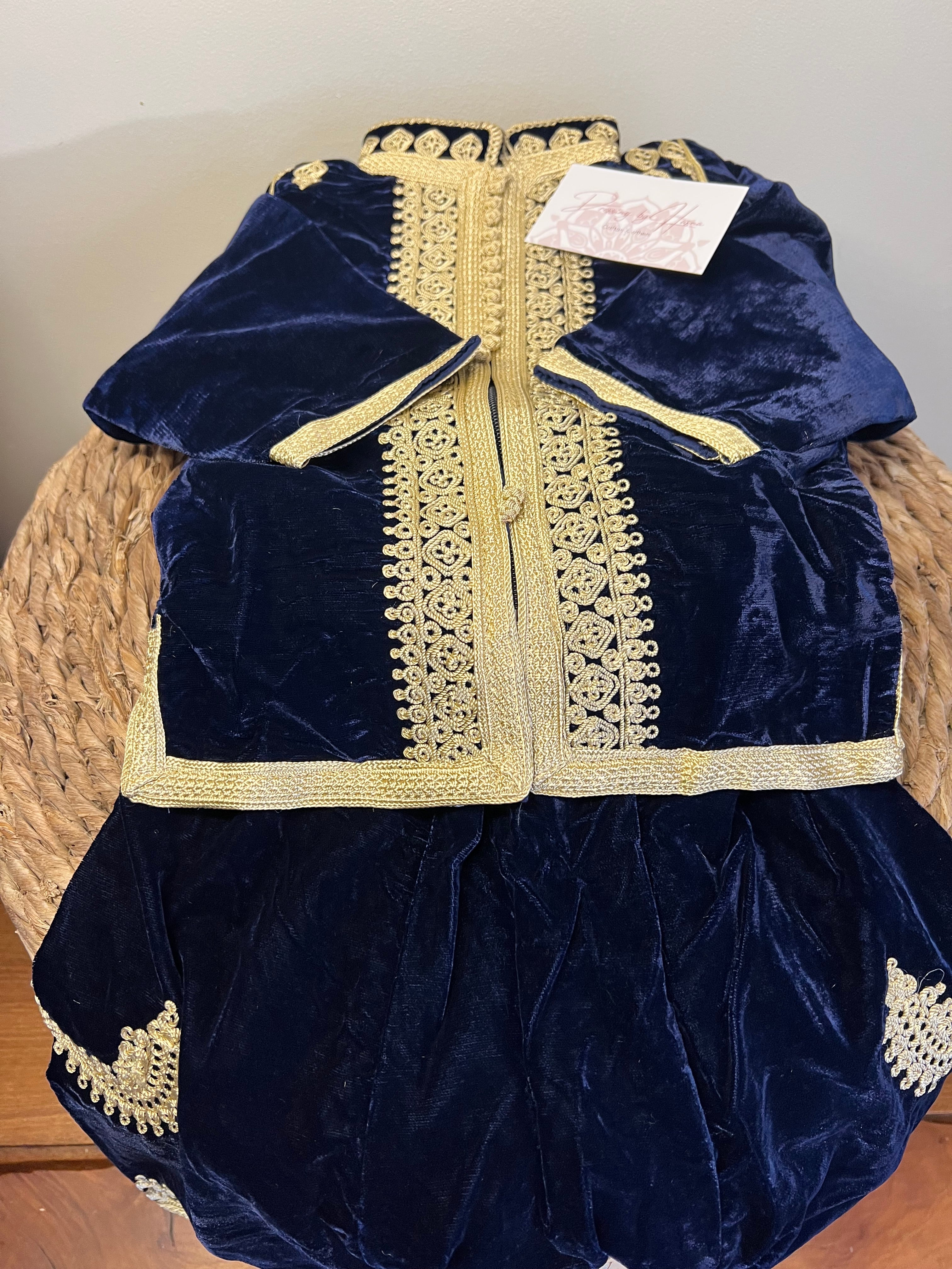 Jabador en velours 2 pièces pour garçons