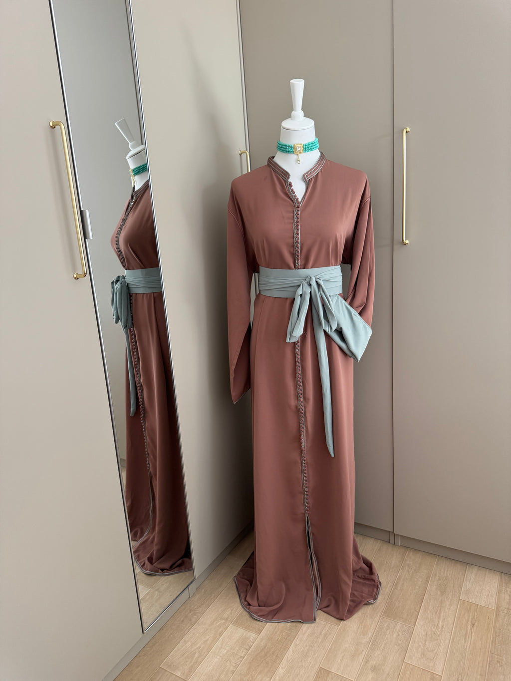 Caftan bicolore