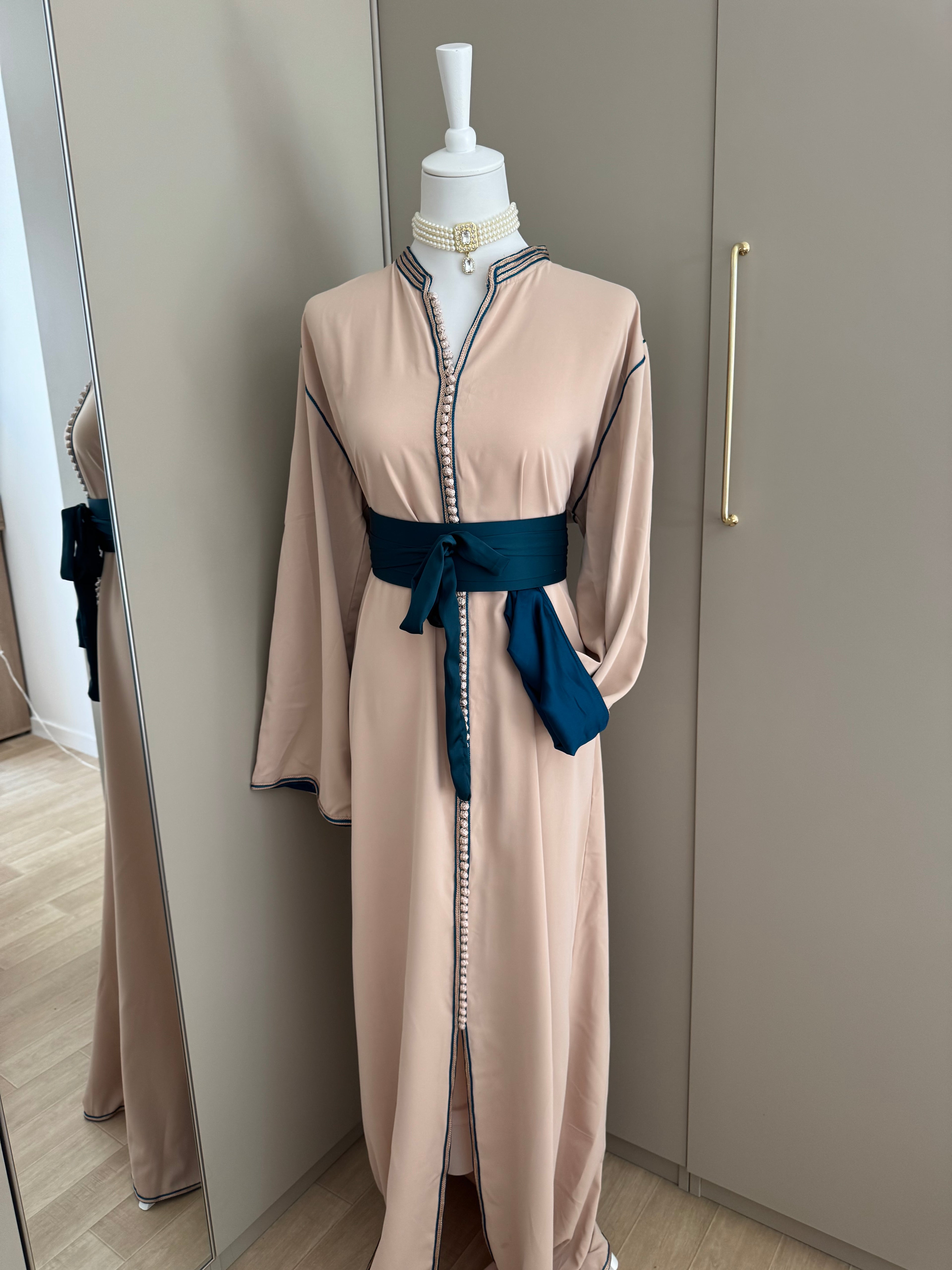 Caftan bicolore