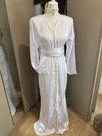 Silk mermaid caftan