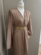 Silk mermaid caftan