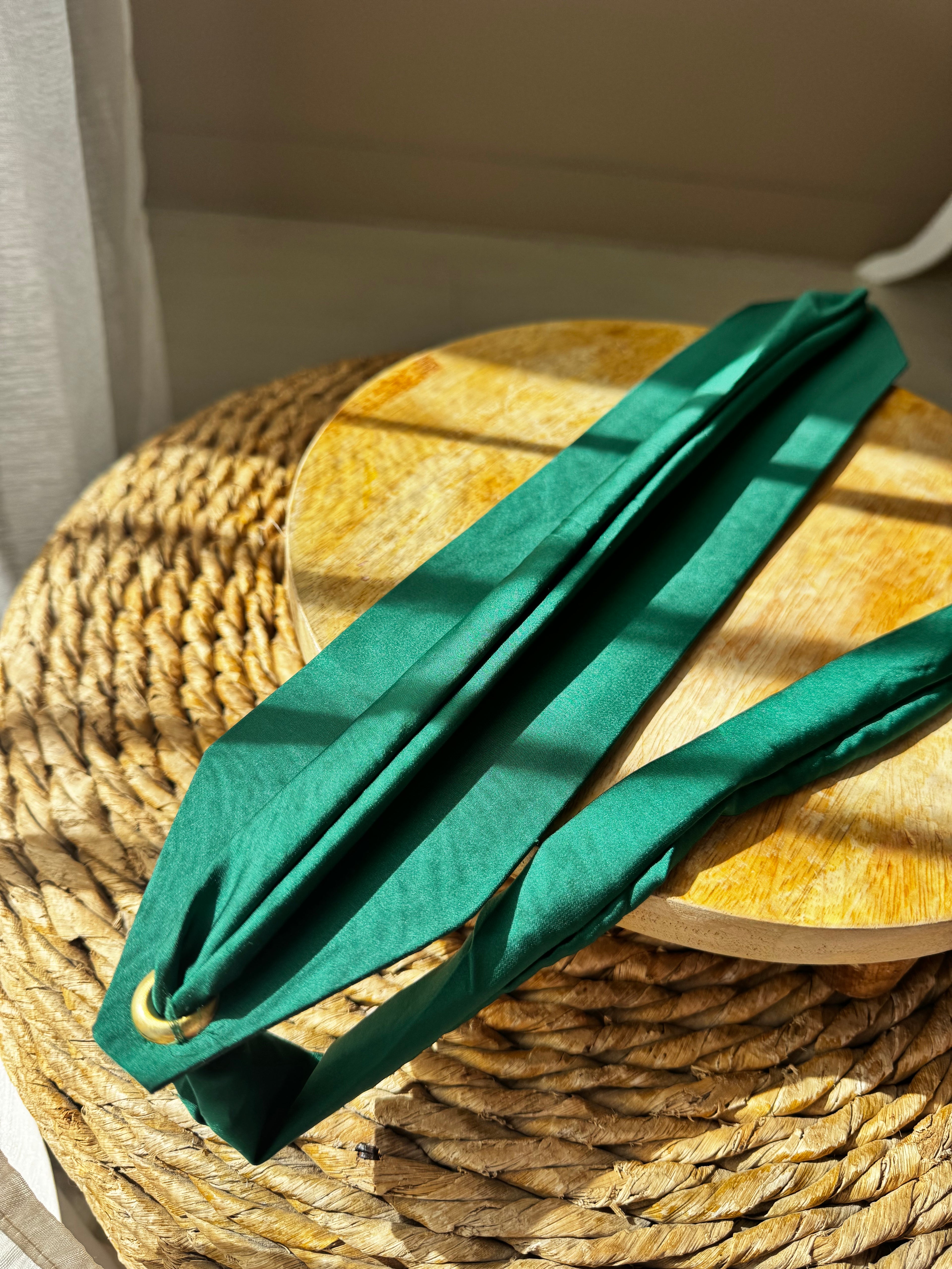 Ceinture en tissu satinée pour caftan tekchita