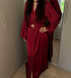 Silk mermaid caftan