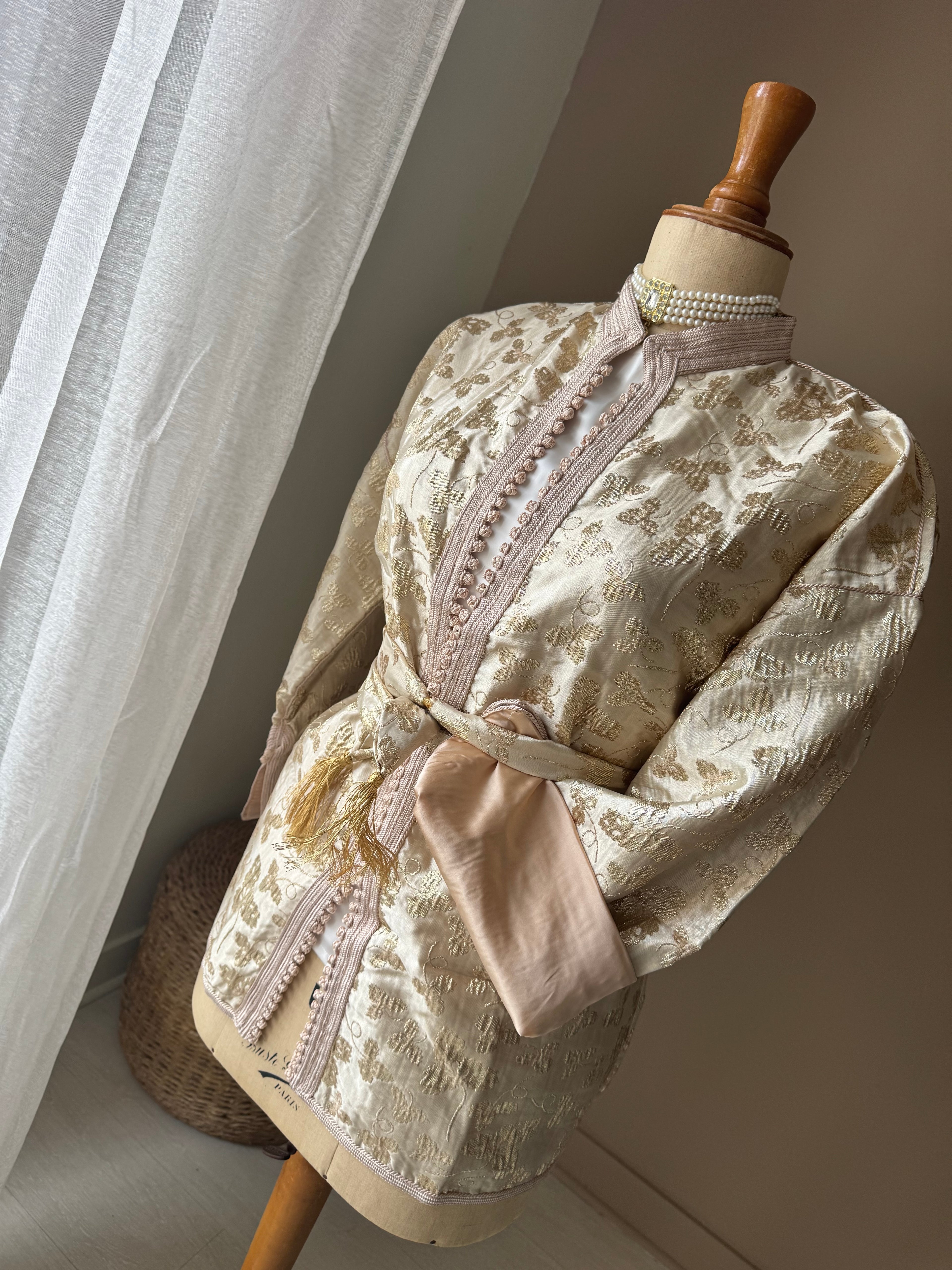 Blazer Kimono en brocard marocain