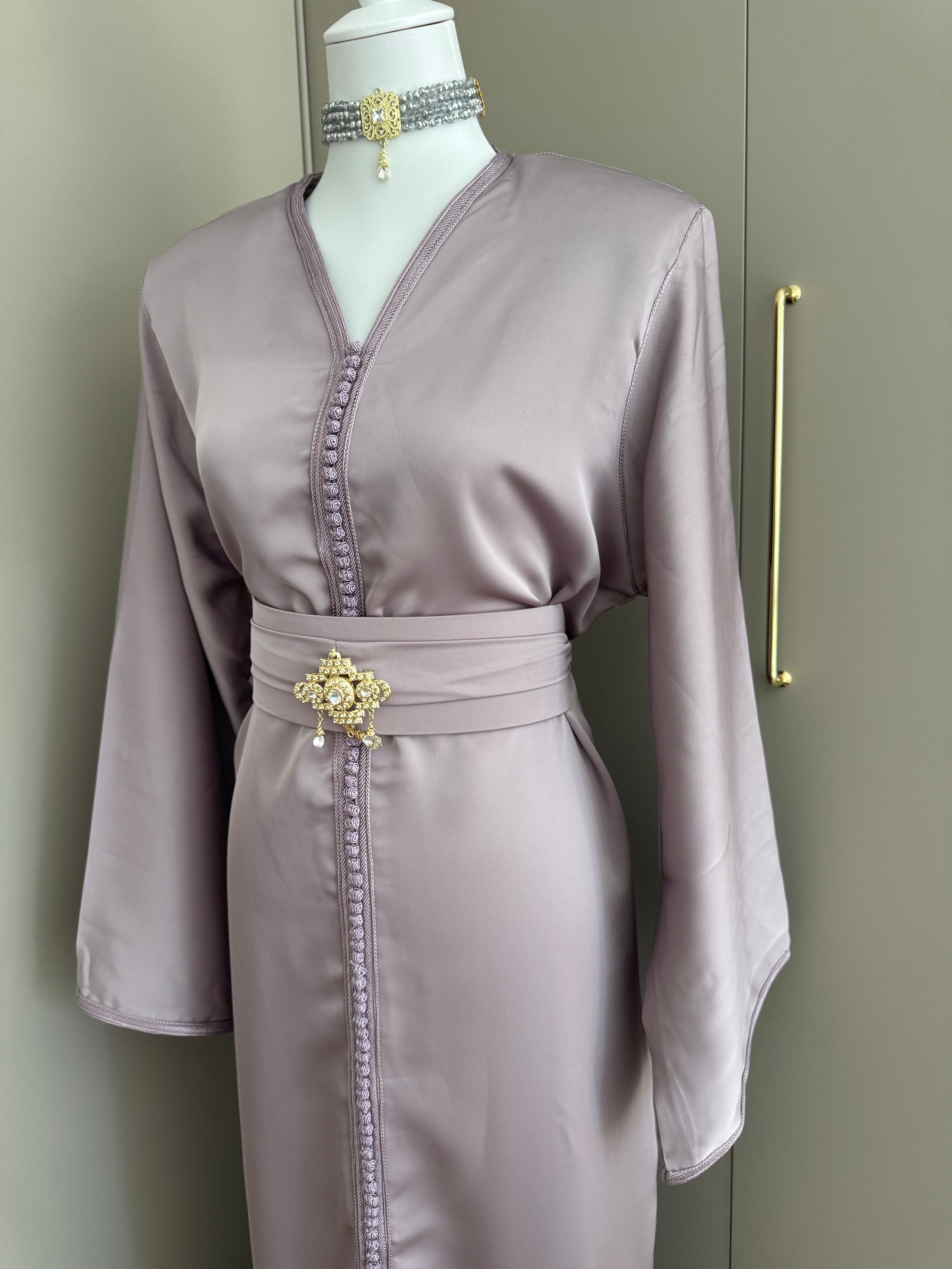 Caftan sirène drap de soie