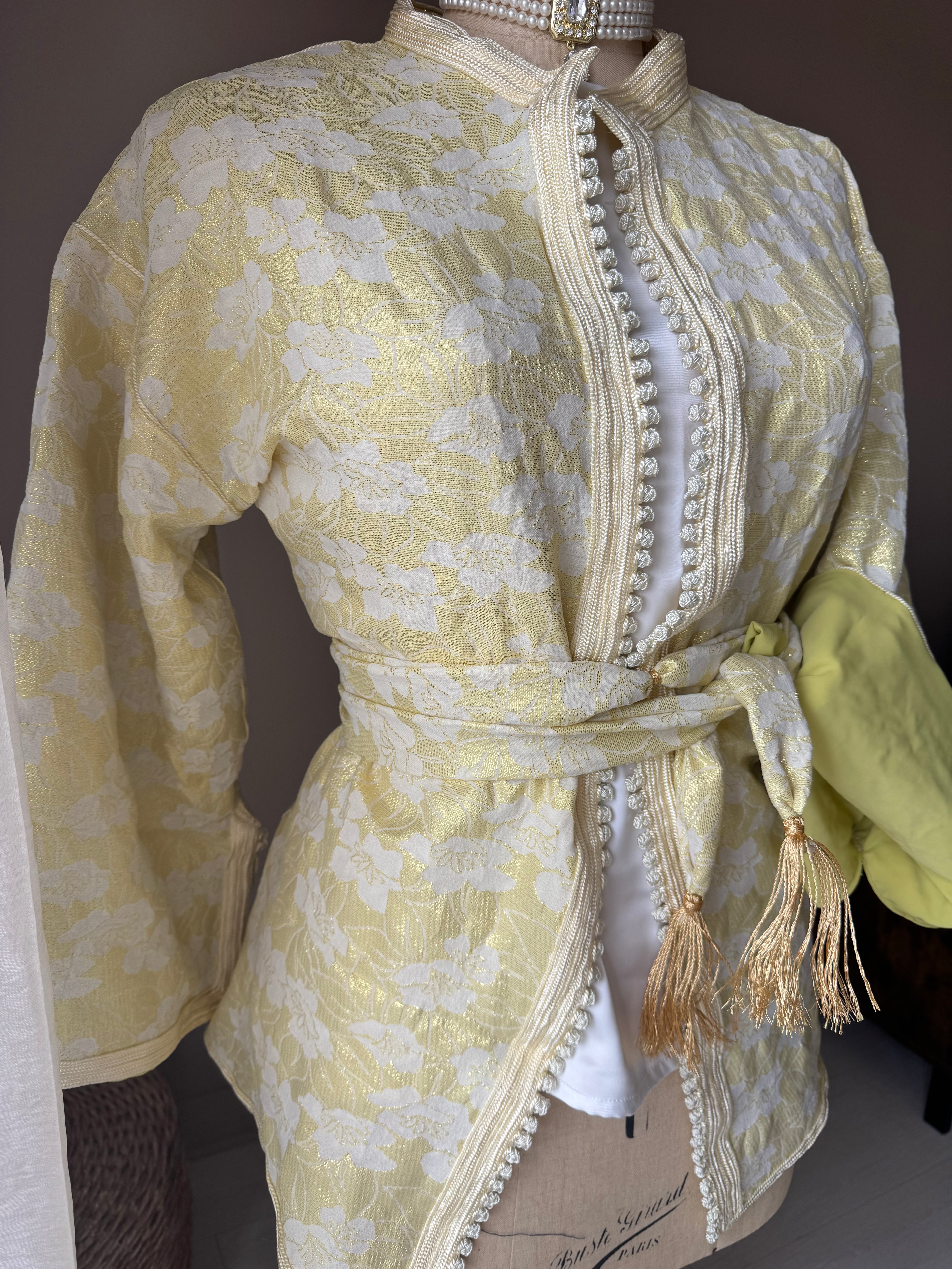 Blazer Kimono en brocard marocain