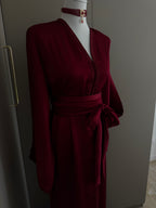 Silk mermaid caftan