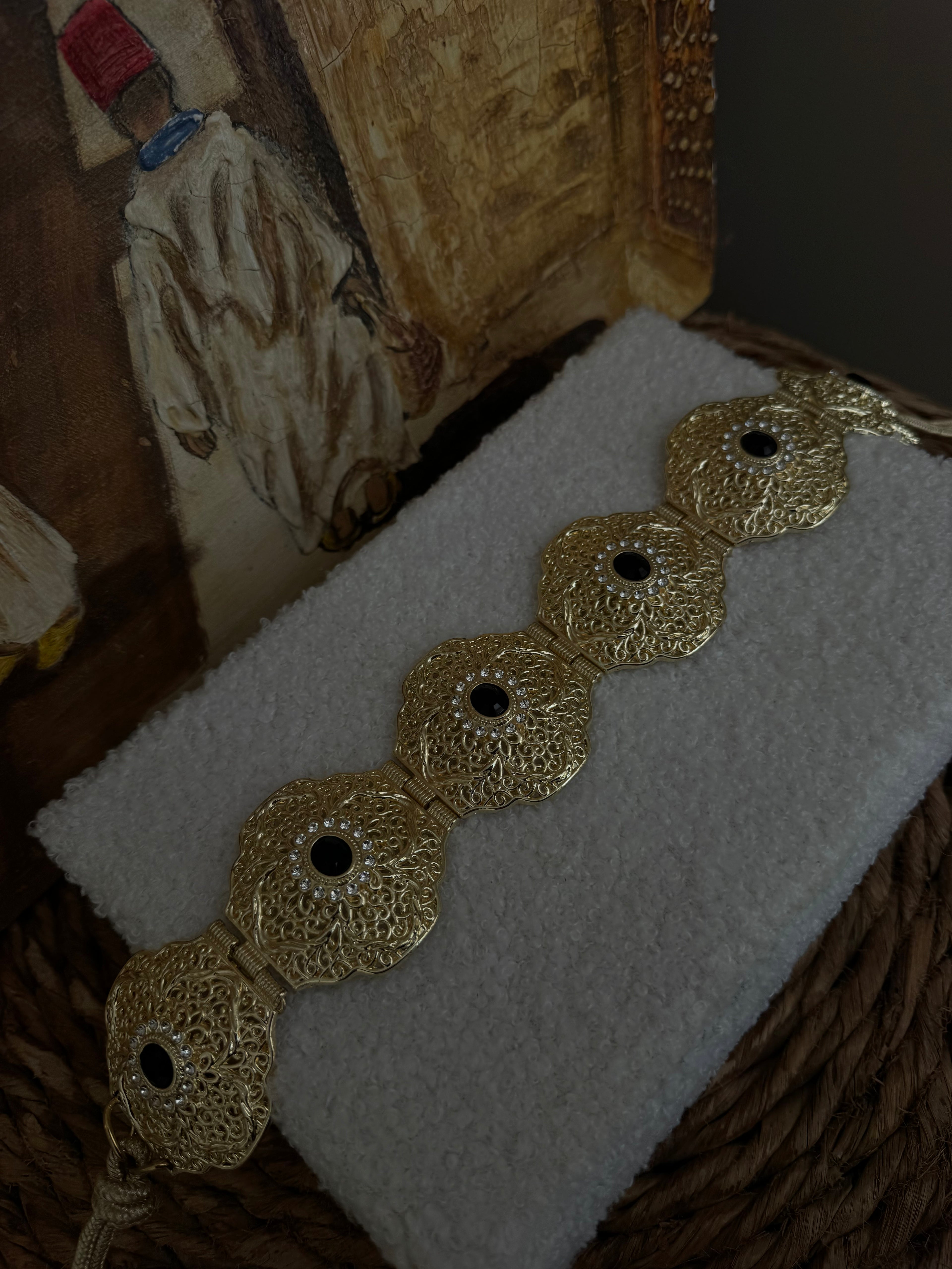 Ceinture Mdemma métal dorée