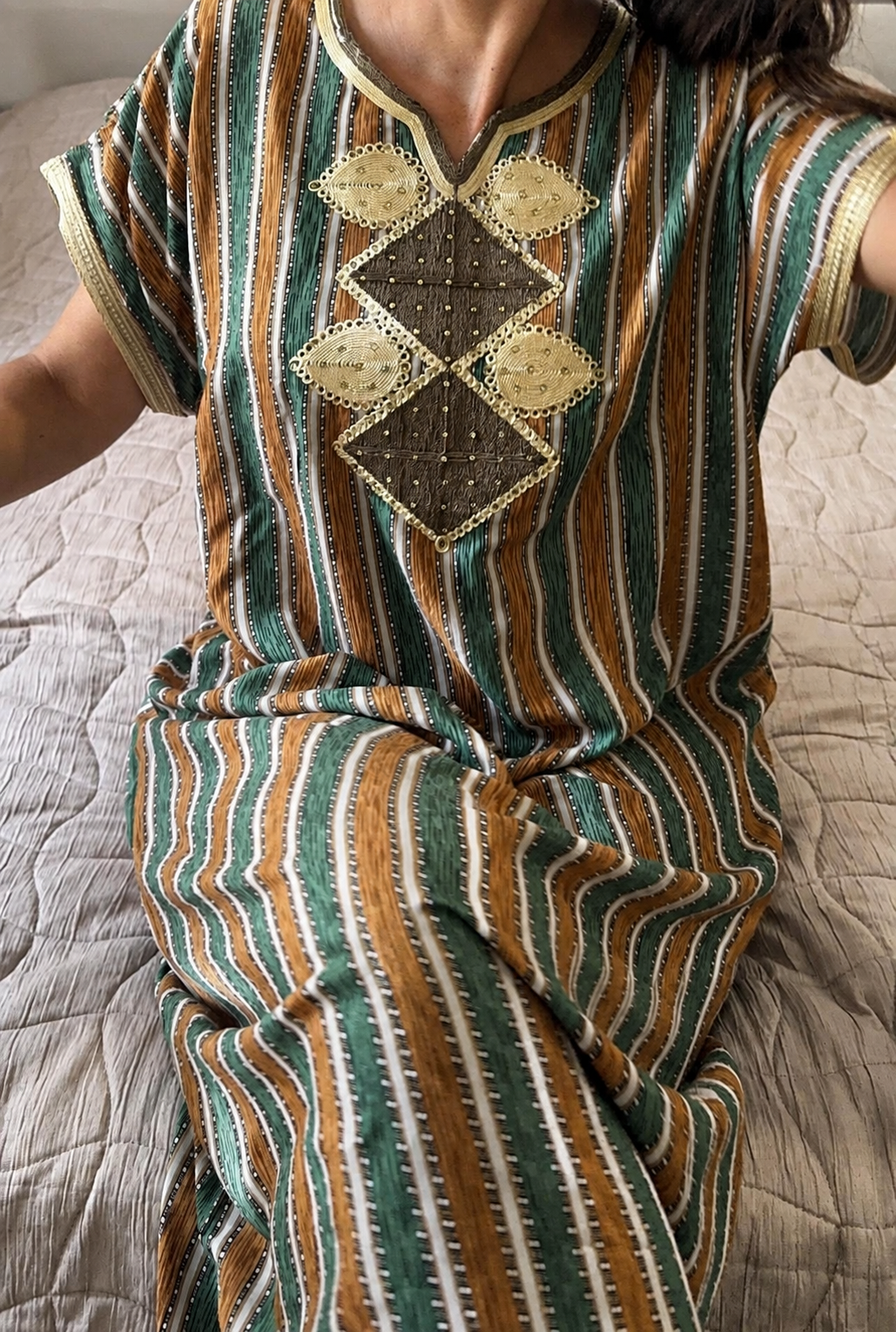 Marrakesh Gandoura with Pattern