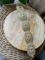 Mdemma gold-tone metal belt