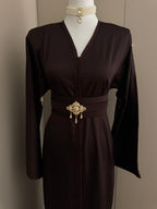 Silk mermaid caftan