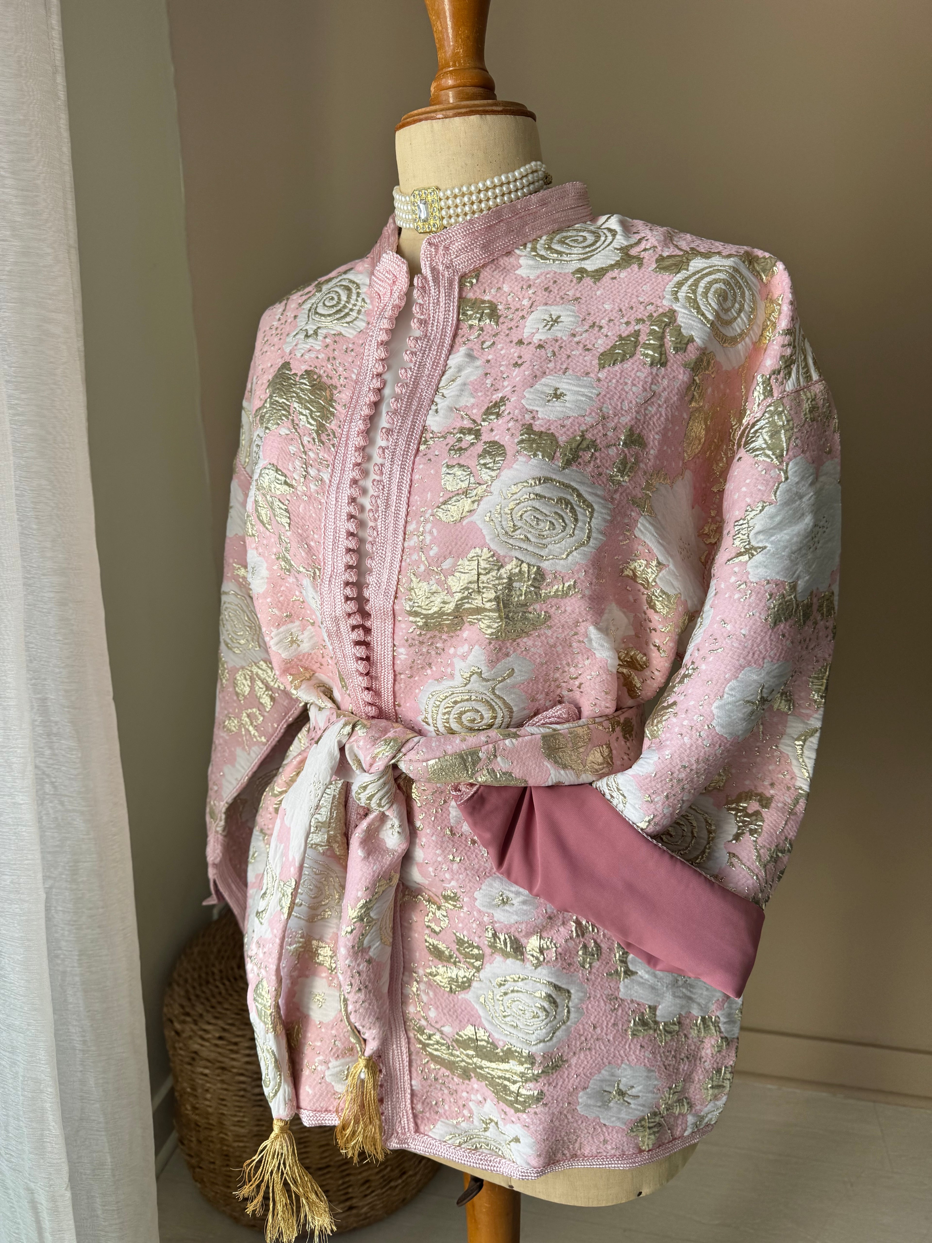 Blazer Kimono en brocard marocain