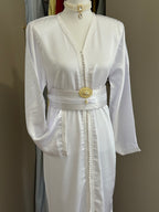 Silk mermaid caftan