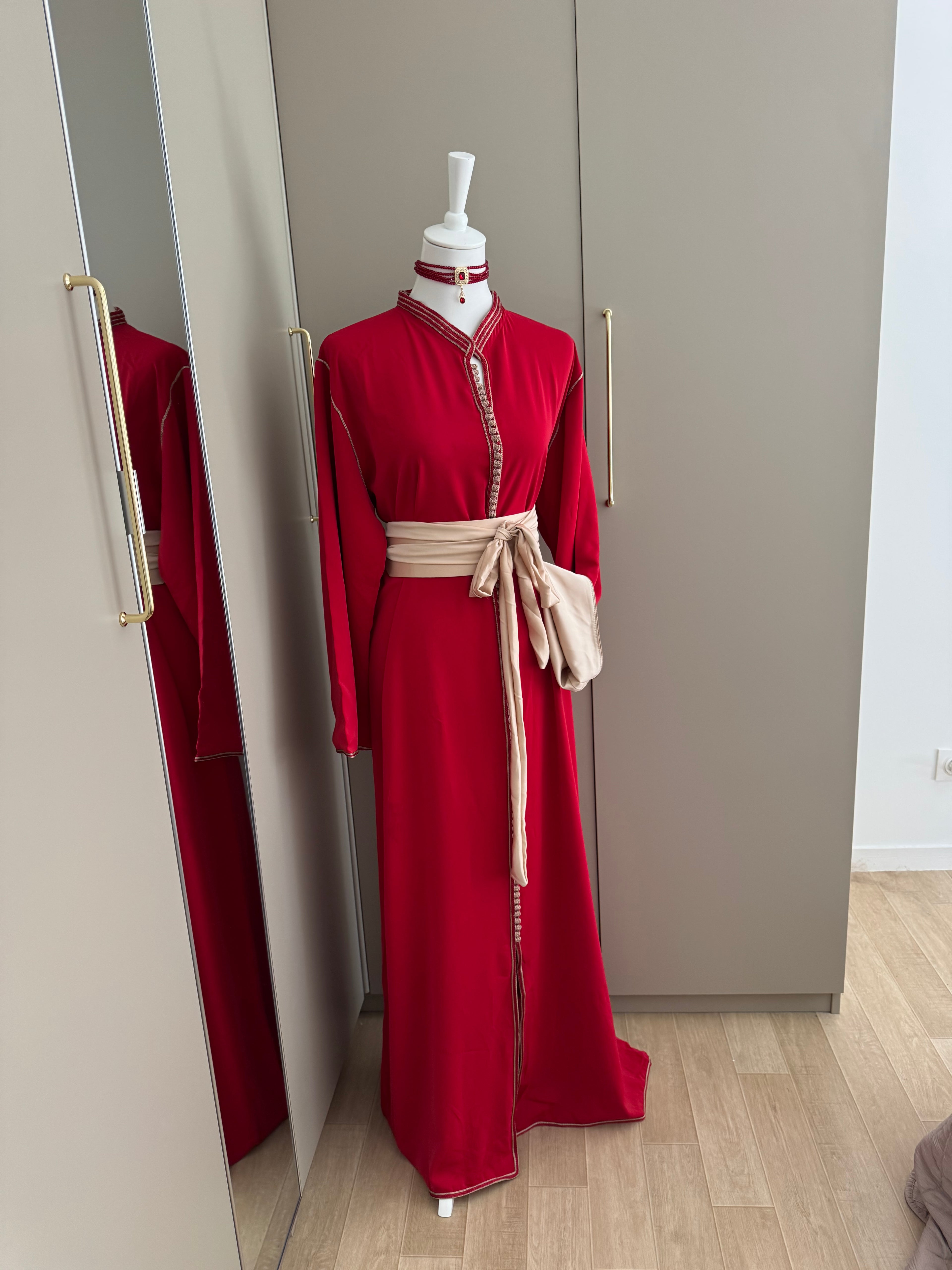 Caftan bicolore