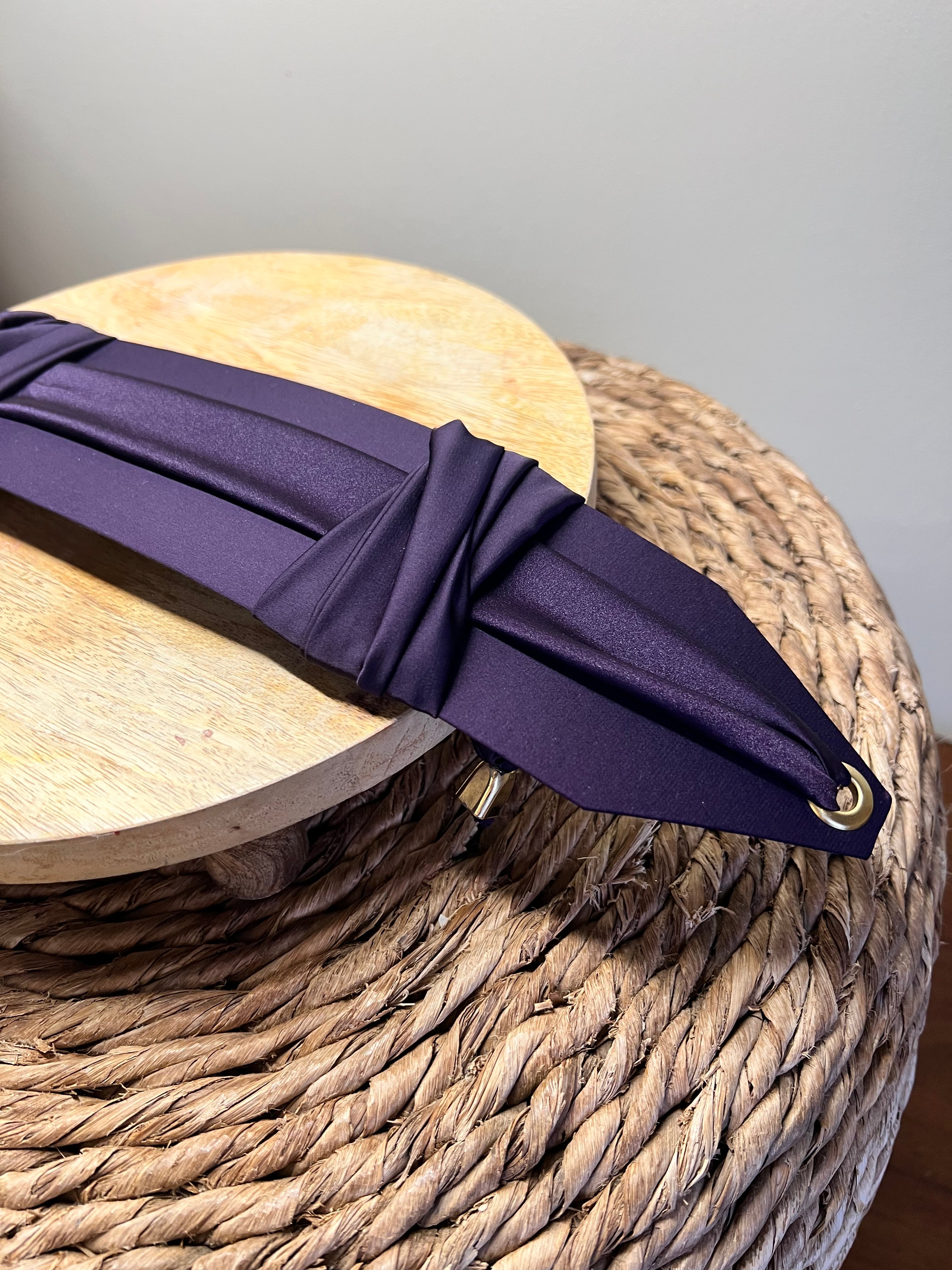 Ceinture en tissu satinée pour caftan tekchita