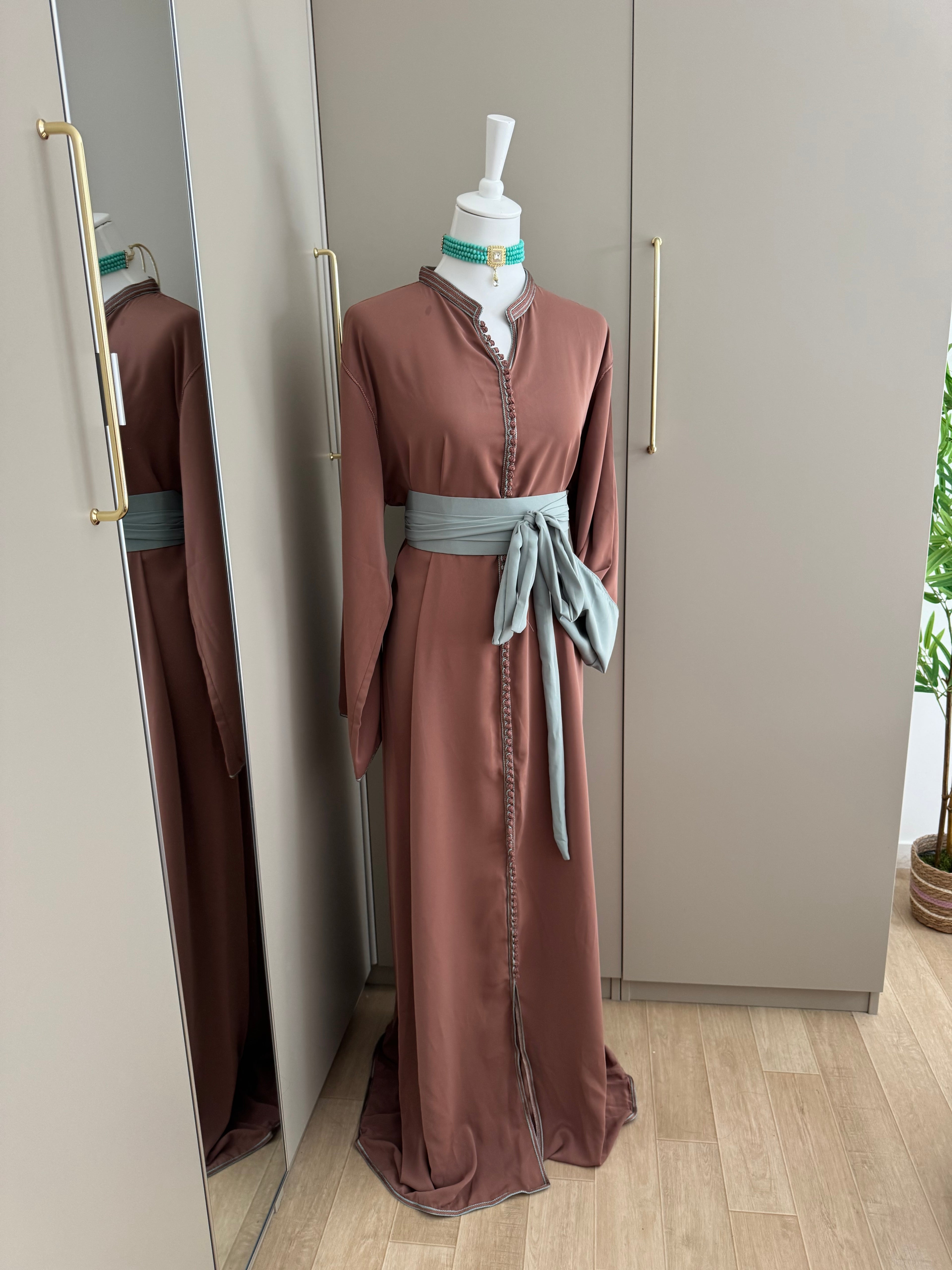 Caftan bicolore