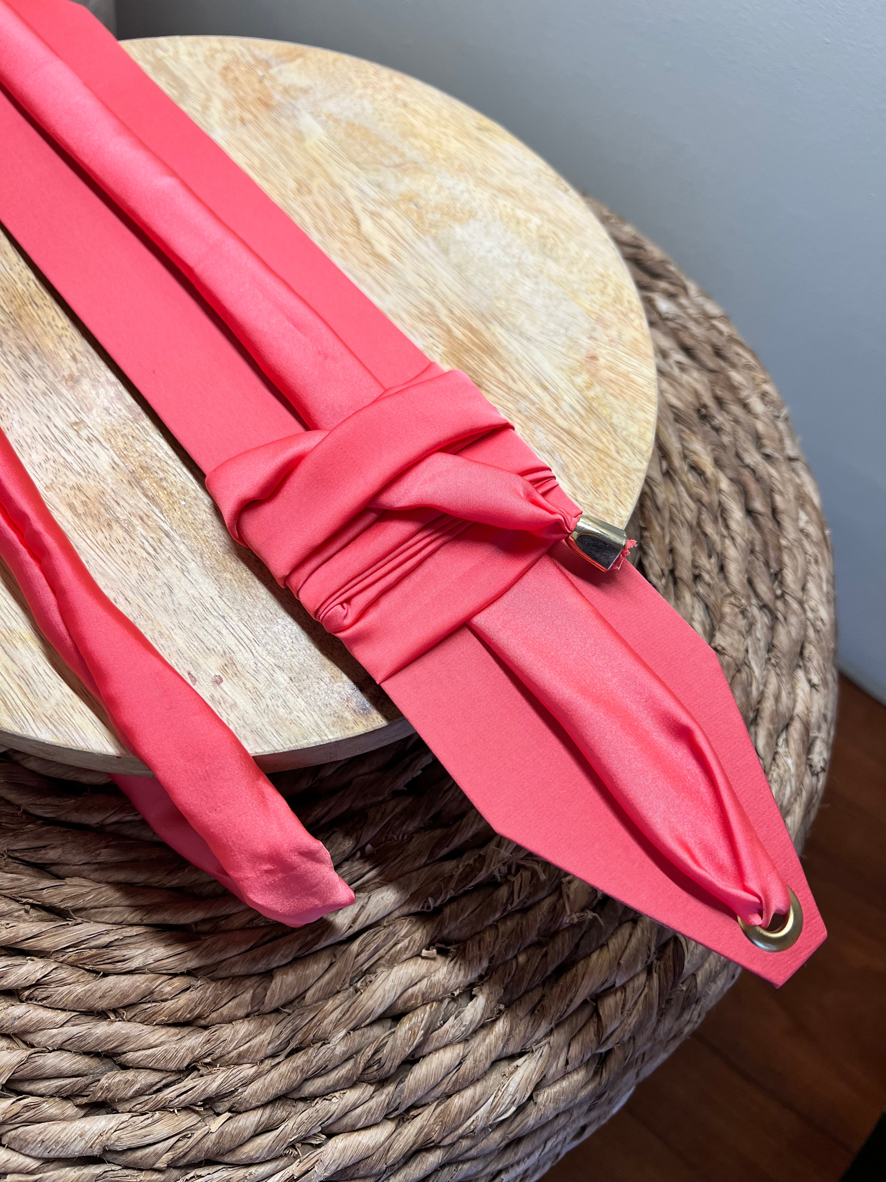 Ceinture en tissu satinée pour caftan tekchita