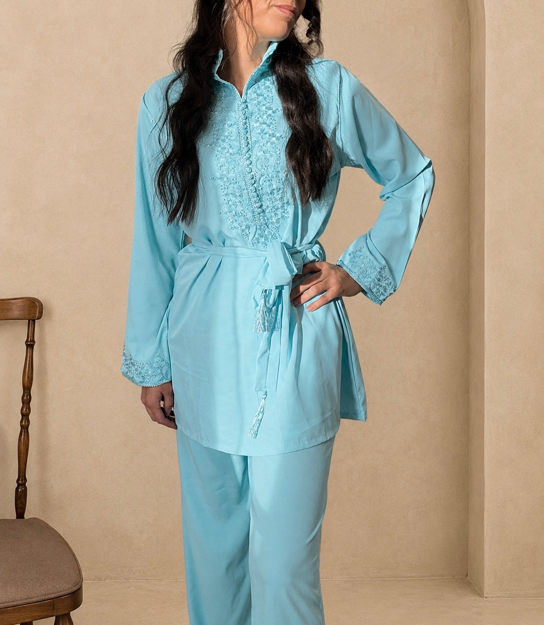 Crepe Jabador Set