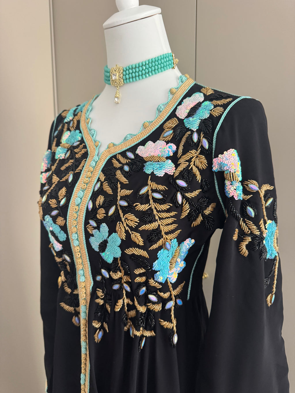 Caftan perlé