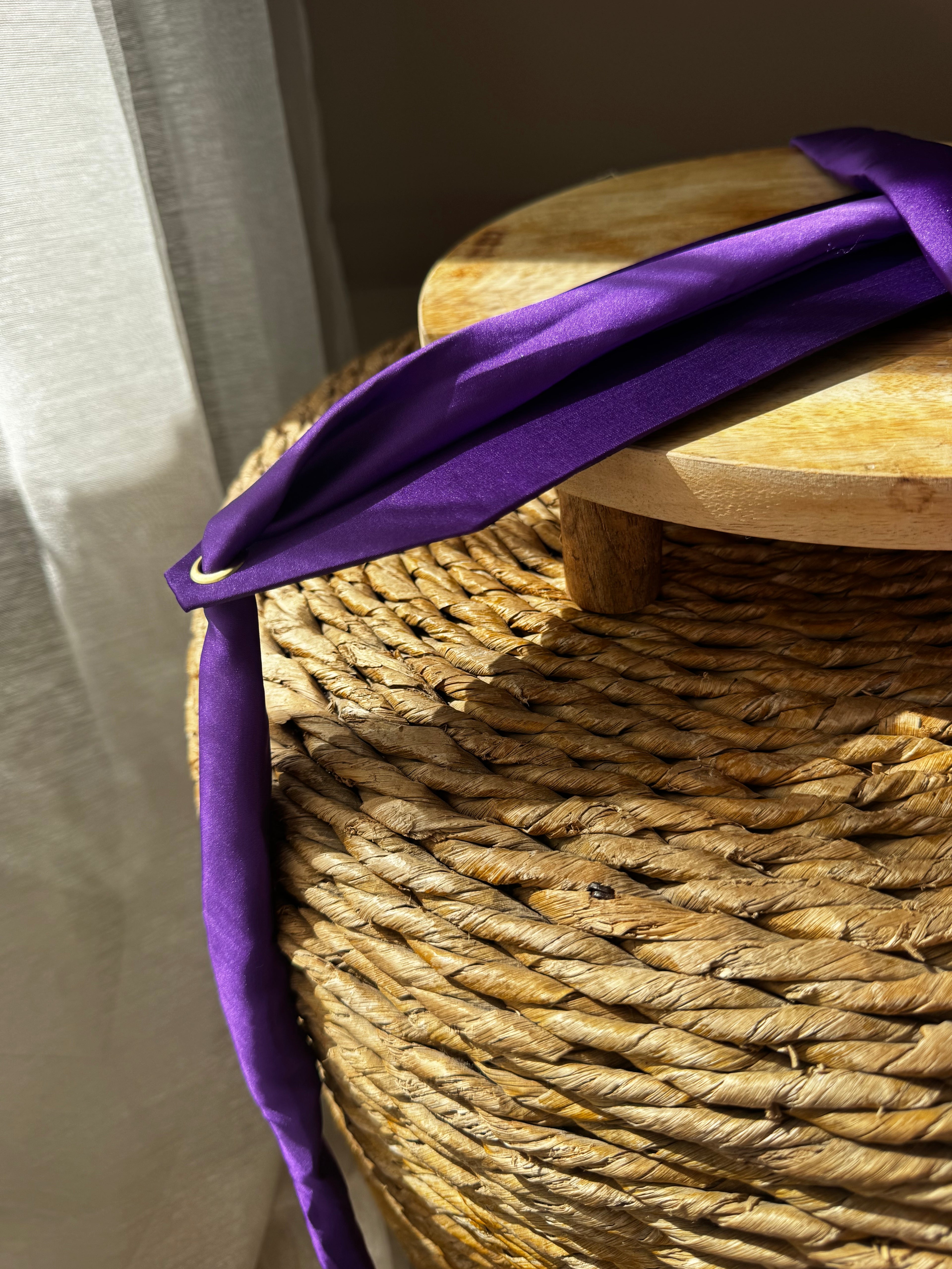 Ceinture en tissu satinée pour caftan tekchita