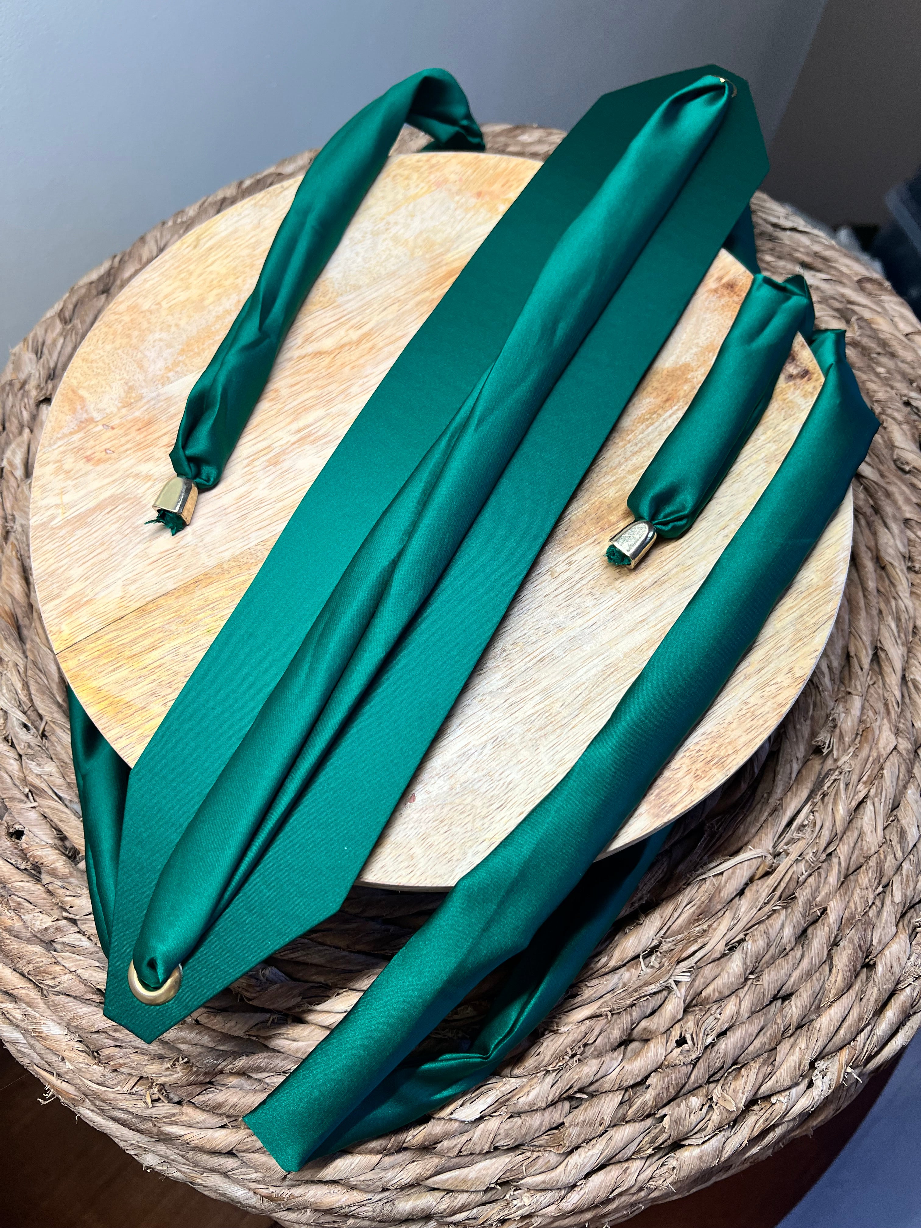 Ceinture en tissu satinée pour caftan tekchita