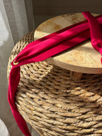 Satin fabric belt for caftan tekchita