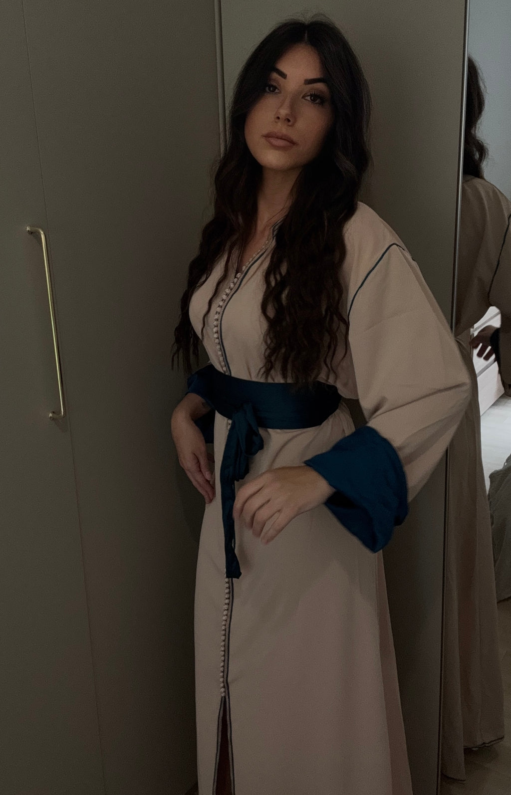 Caftan bicolore