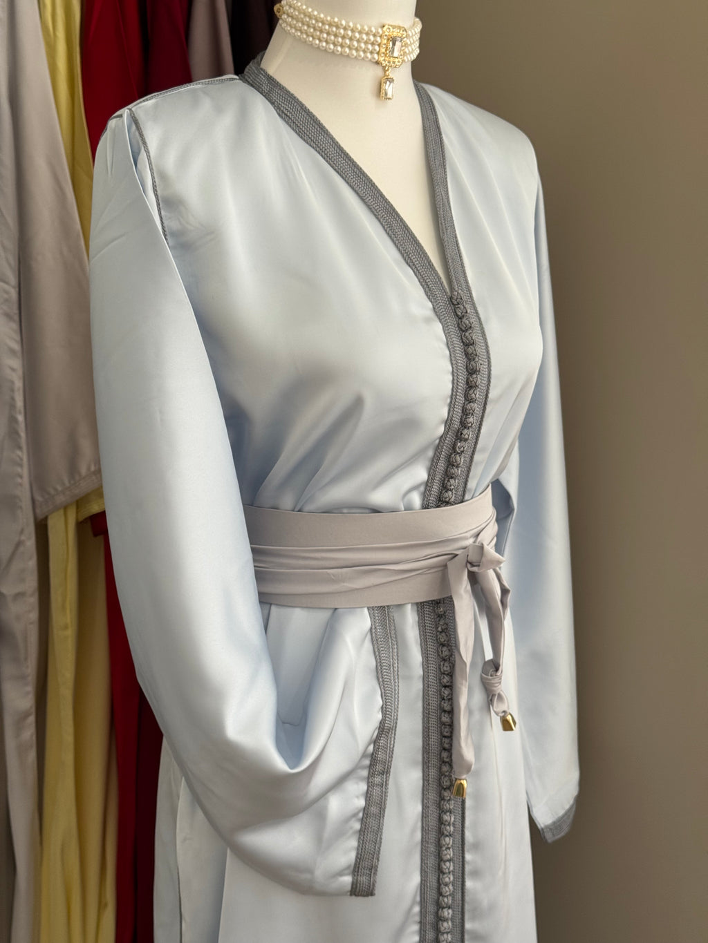 Silk mermaid caftan
