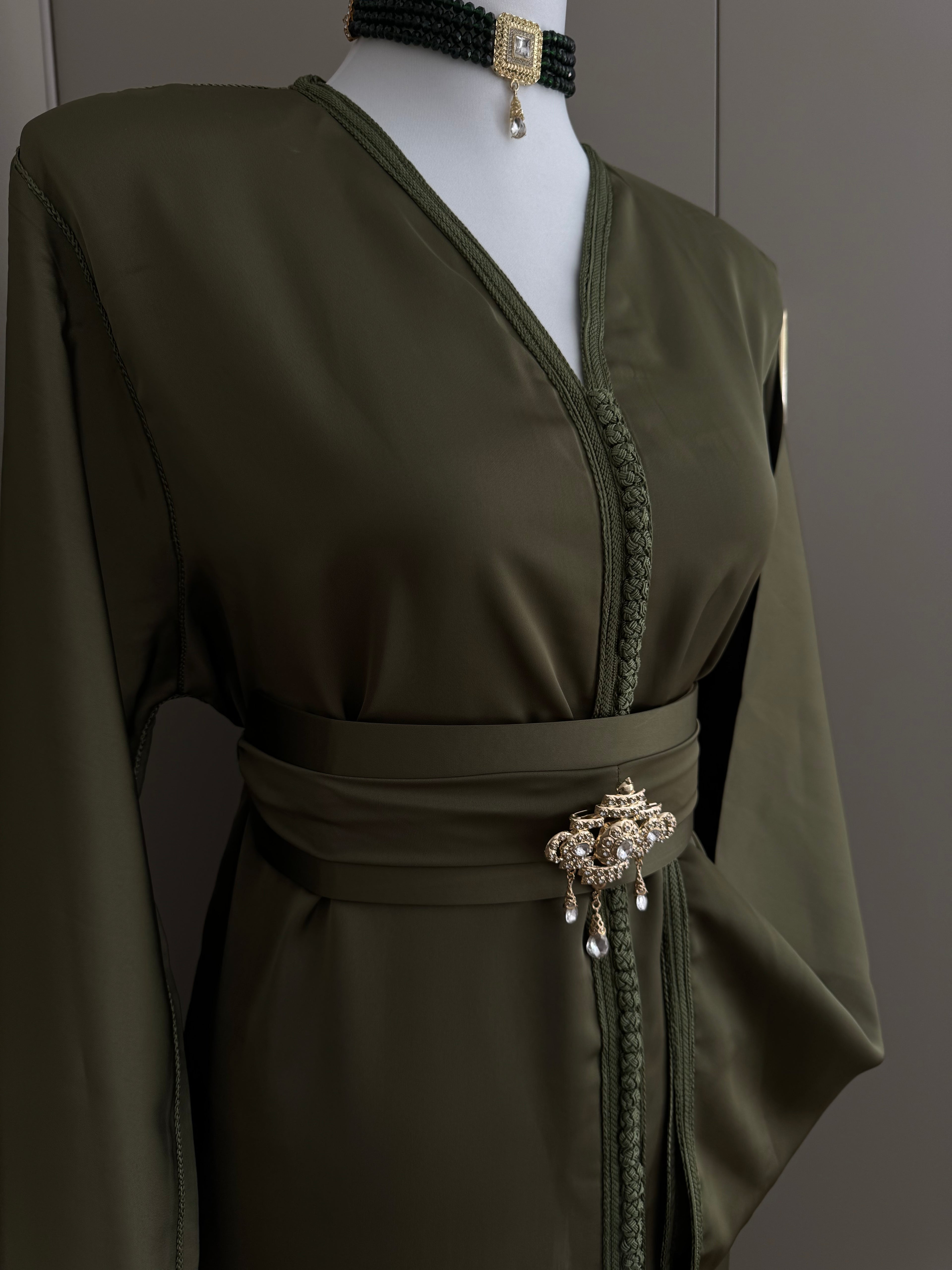 Caftan sirène drap de soie