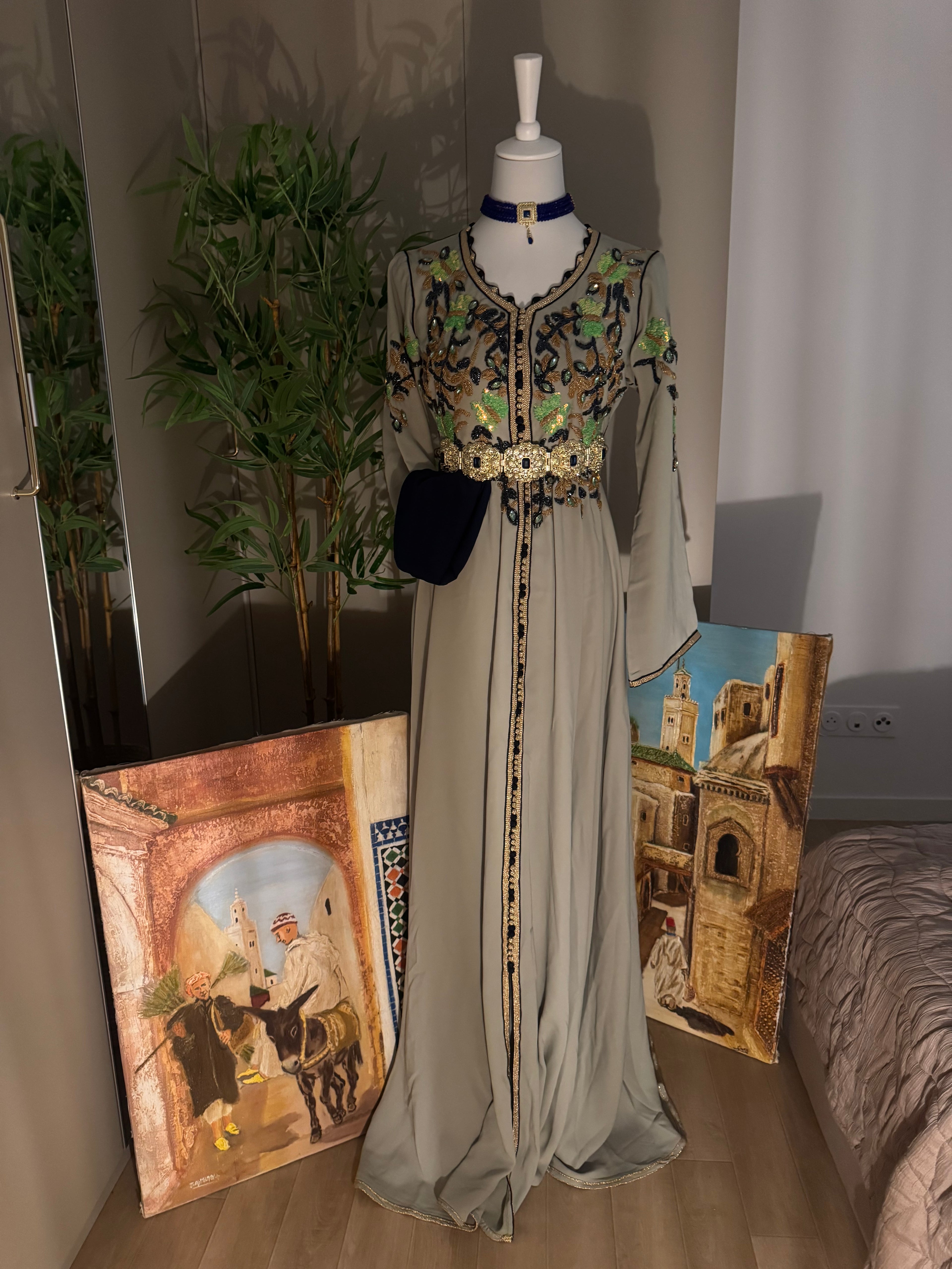 Caftan perlé
