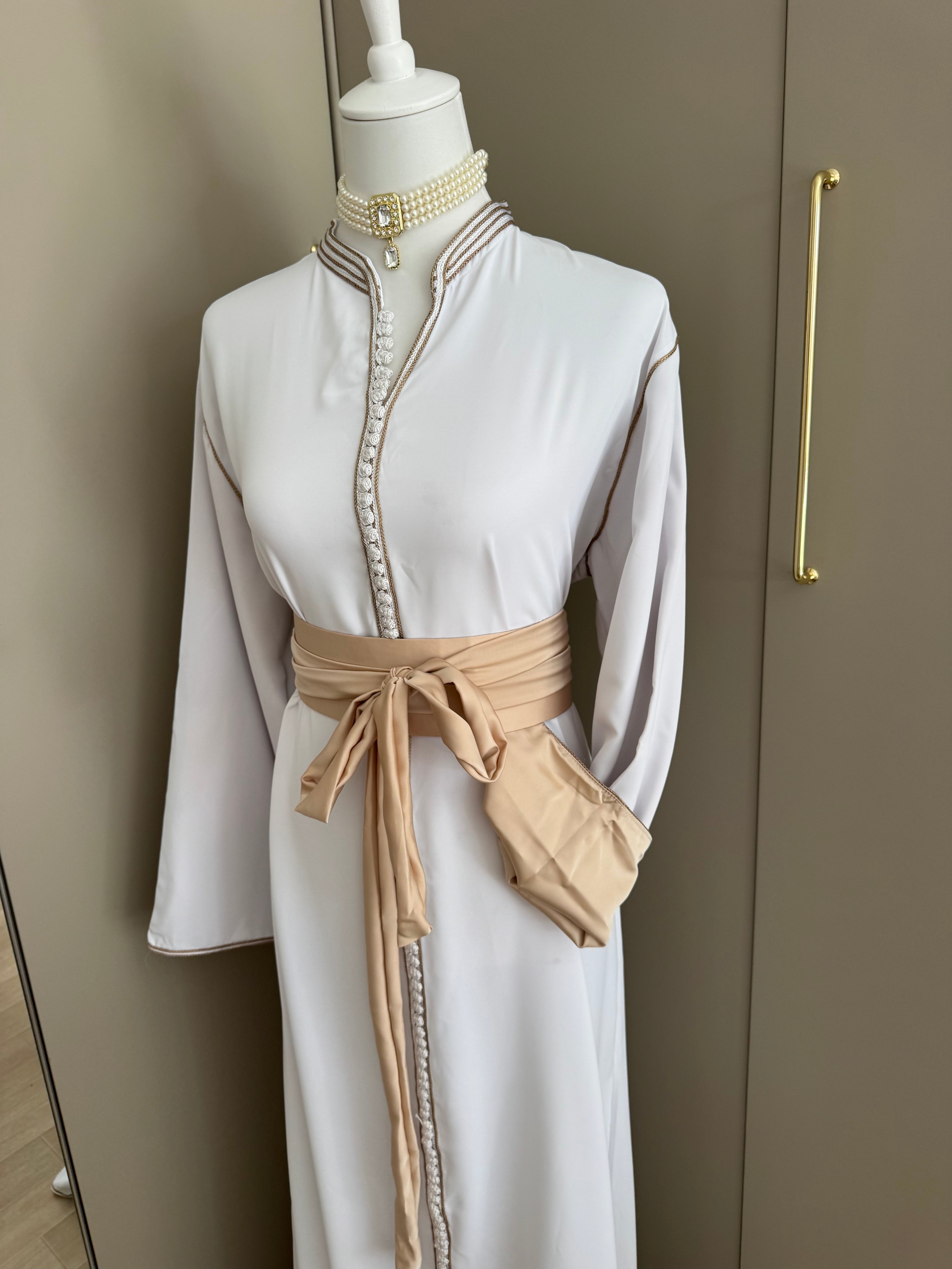 Caftan bicolore