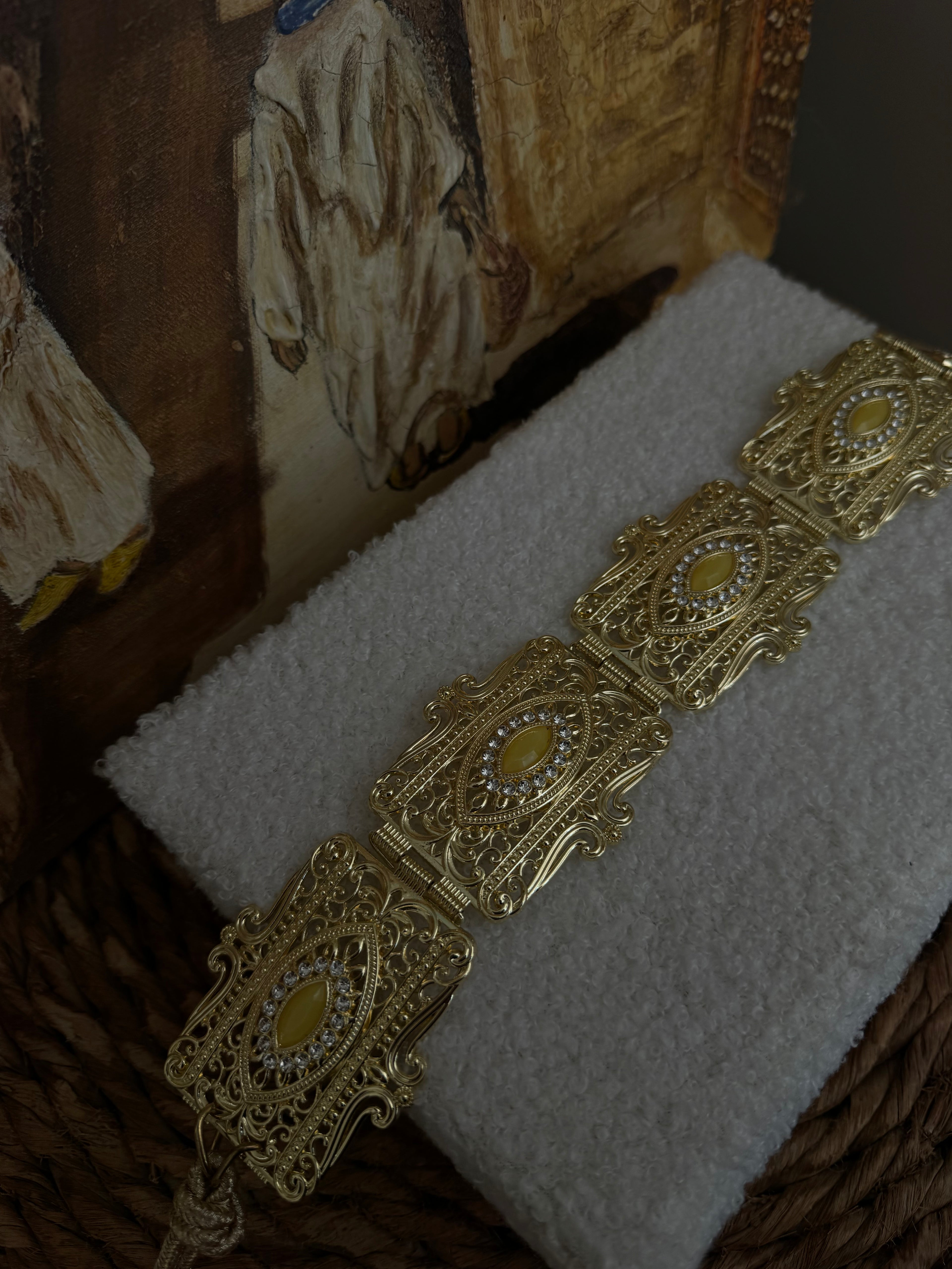 Ceinture Mdemma métal dorée