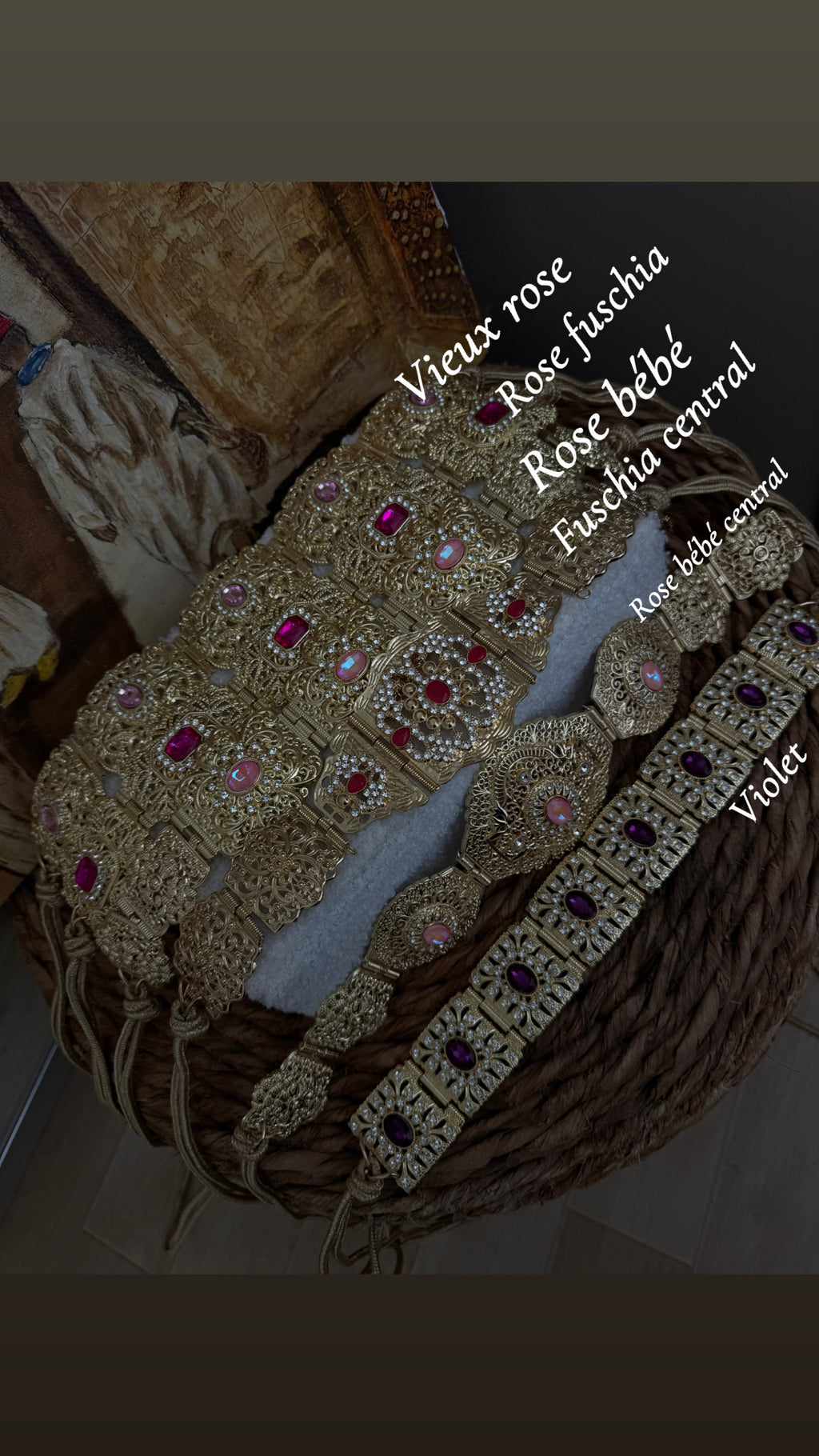 Ceinture Mdemma métal dorée