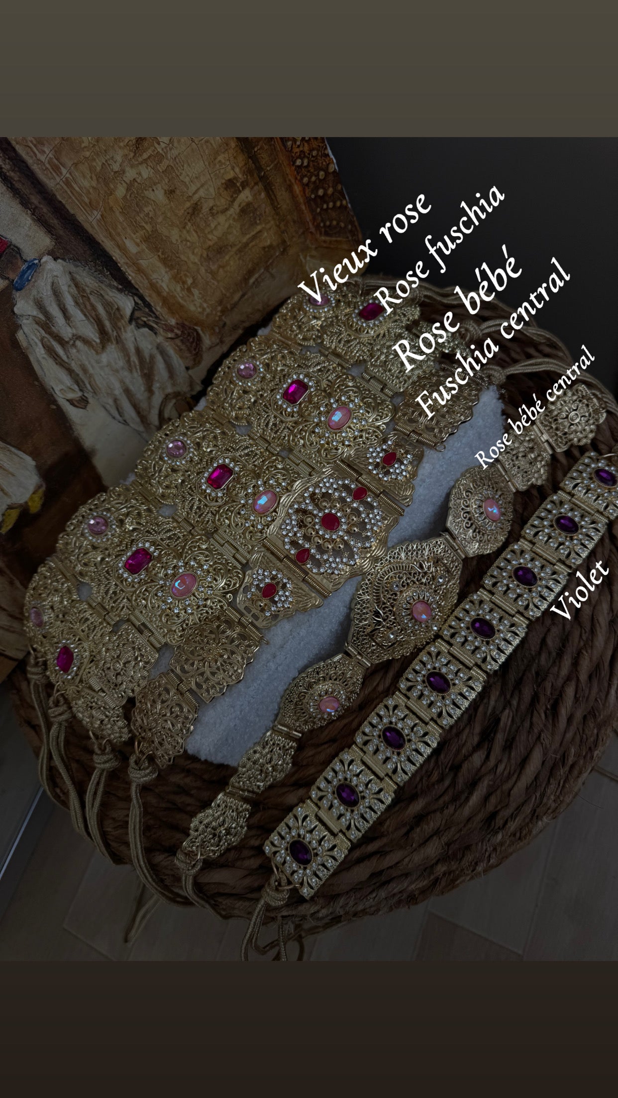 Ceinture Mdemma métal dorée
