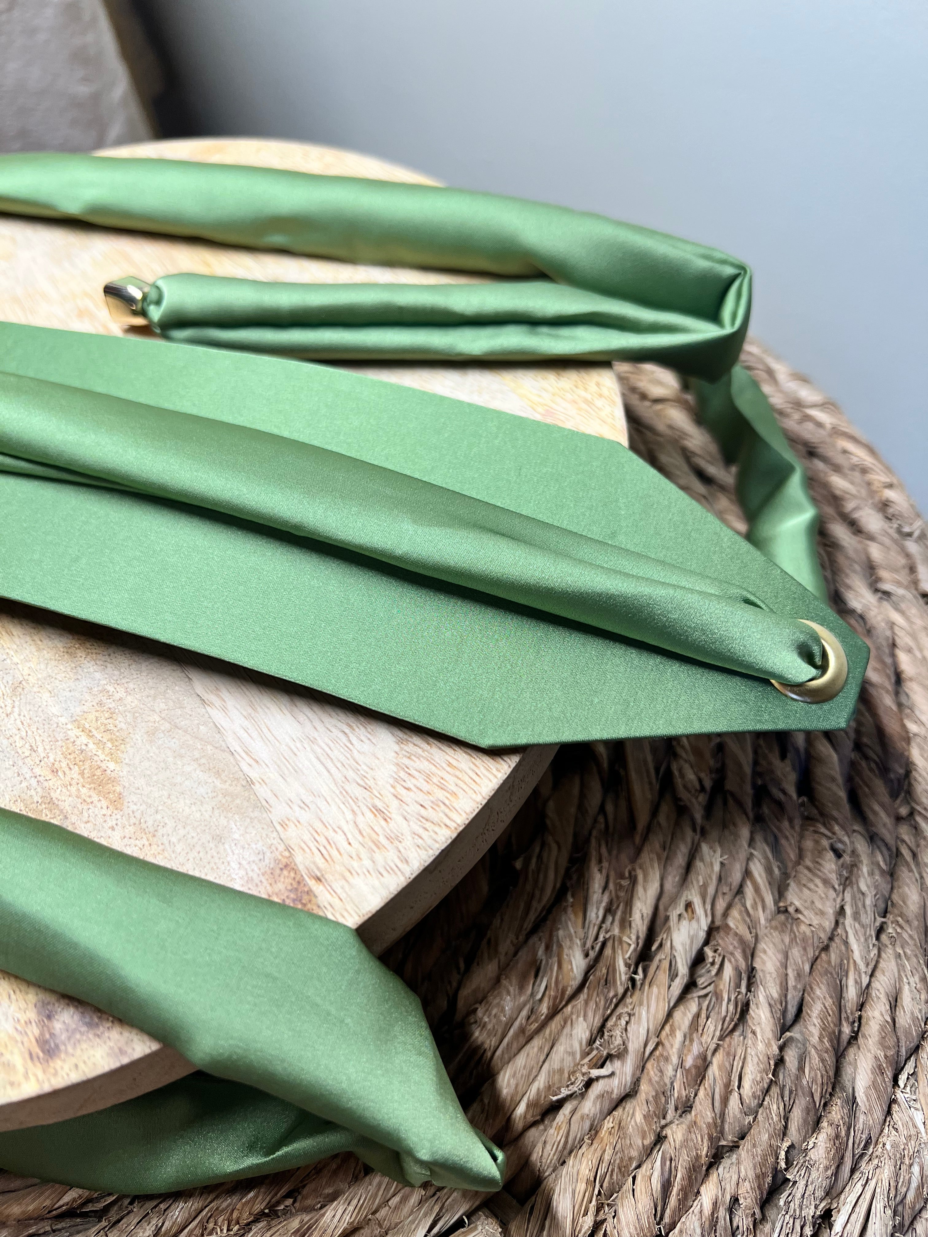 Ceinture en tissu satinée pour caftan tekchita