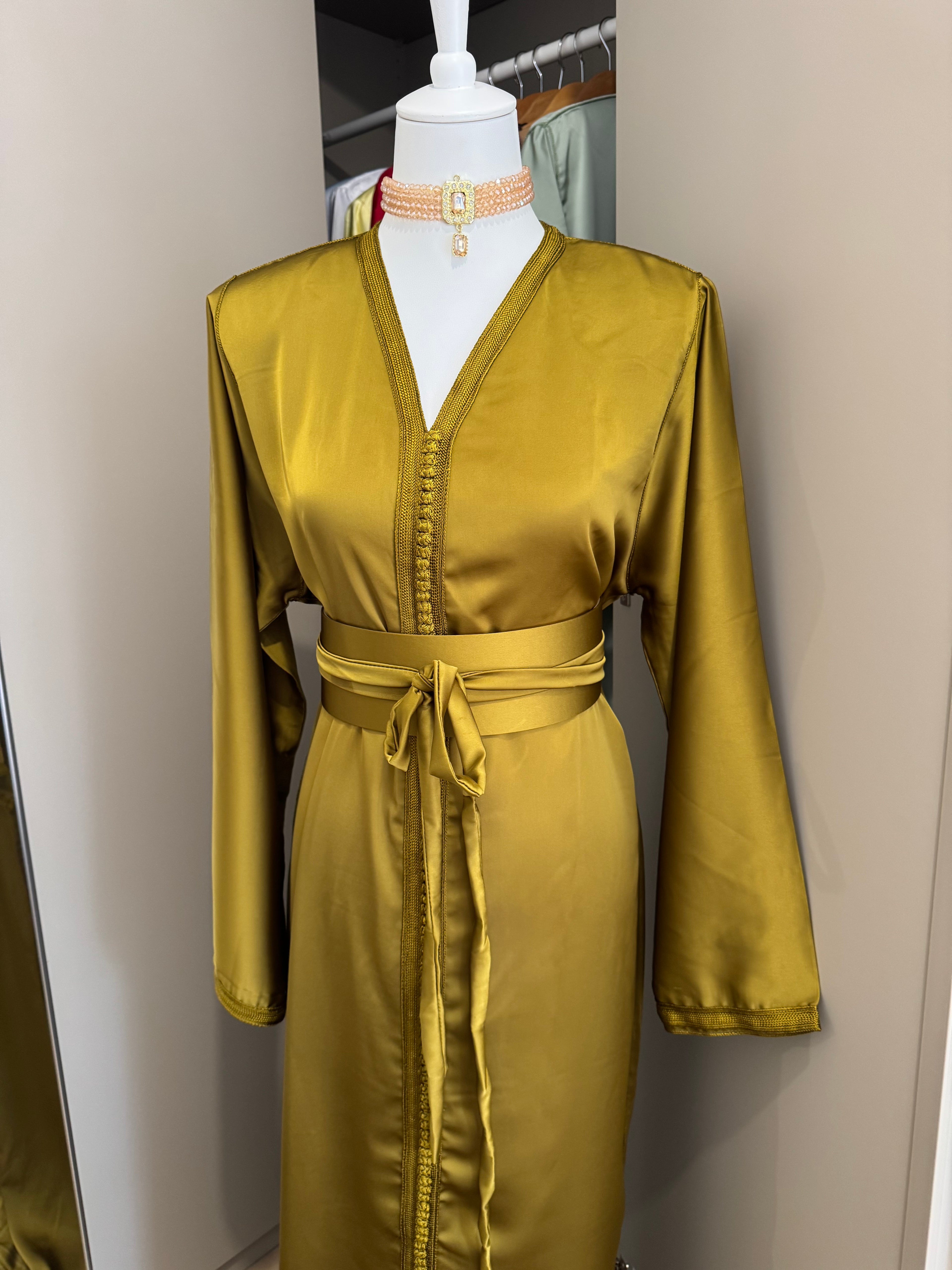 Caftan sirène drap de soie