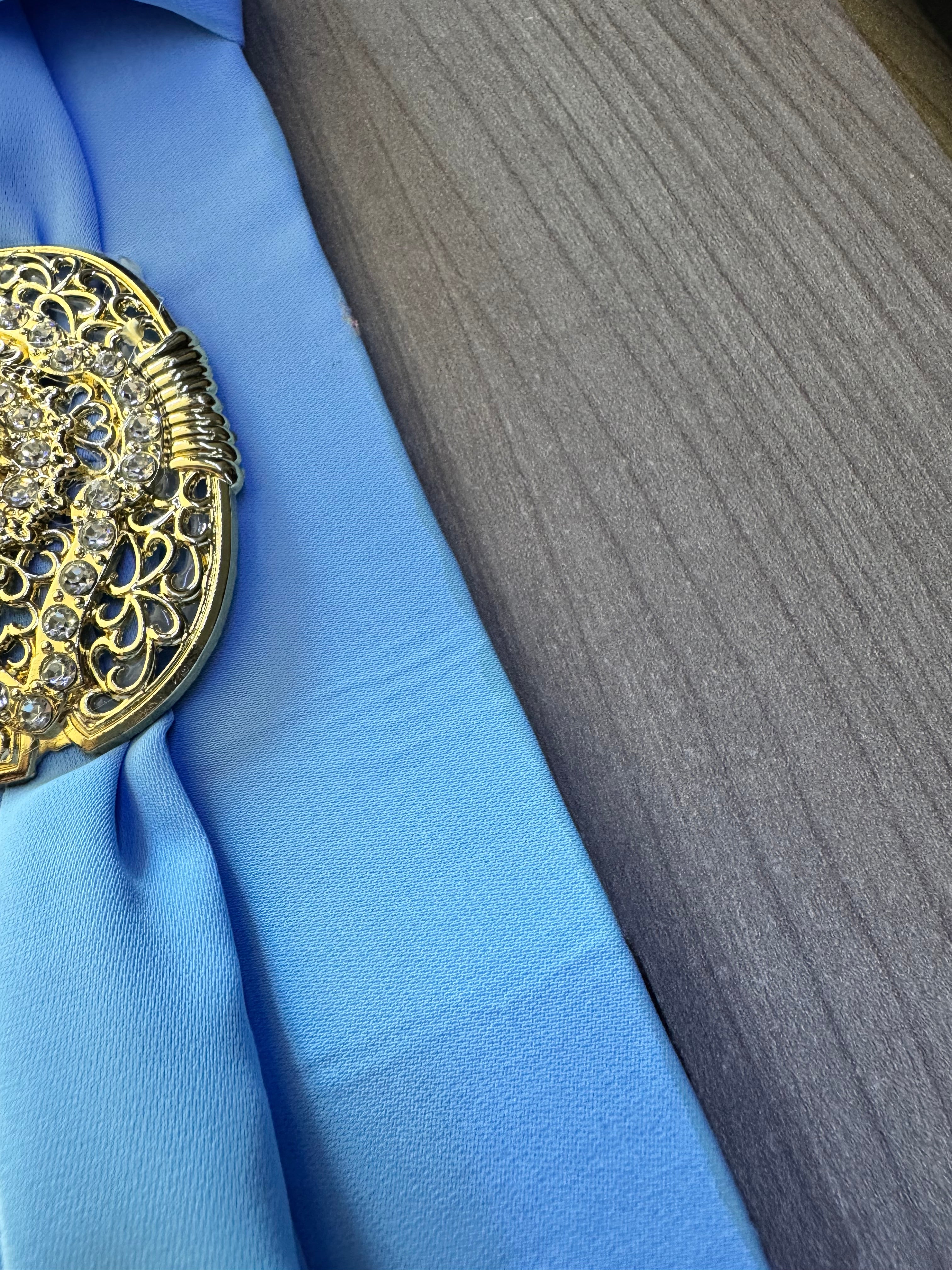 Caftan bicolore ceinture Défectueuse