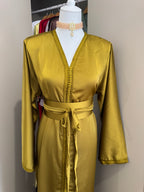 Silk mermaid caftan