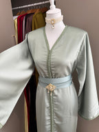 Silk mermaid caftan