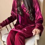 2-piece velvet Jabador set