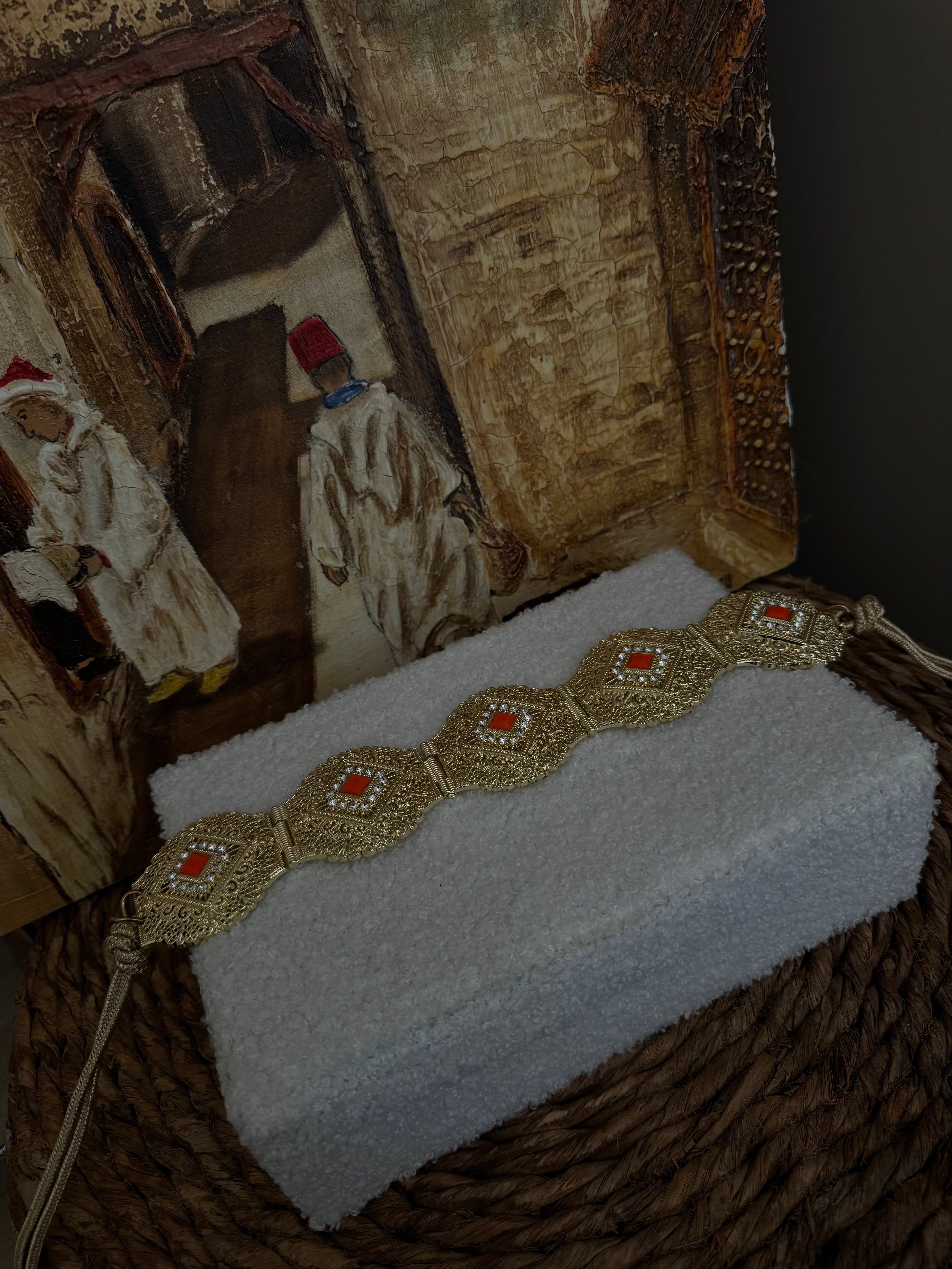 Ceinture Mdemma métal dorée