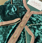 Girl's velvet caftan