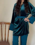 2-piece velvet Jabador set